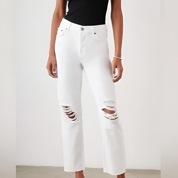 Rails Atwater Slouchy Straight Jeans in Blanche 25W NWT - Picture 1 of 16